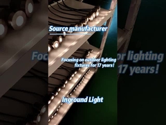 Niskonapięciowa Wodoodporna IP65 Regulowana Kątowo Lampa LED do Gruntu, Oświetlenie Pokładowe, Zewnętrzne, Wpuszczane w Ziemię, Reflektor do Gory