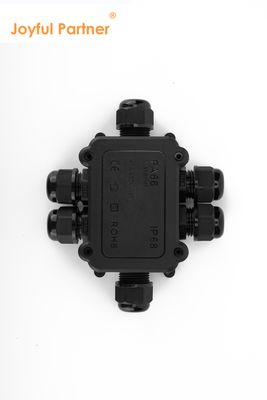 IP68 Zewnętrzny kabel nylonowy, elektryczny, wodoodporny skrzynia łącza 2/3/4/5/6-stronny złącze, plastikowa skrzynia