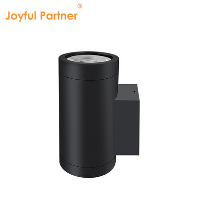 jakość  Up And Down Exterior Wall Mounted Extruded Aluminum Alloy 3000-6000K 18W 24W Outdoor Wall Lamp Cob LED Black Housing Color fabryka