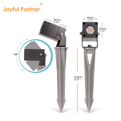 Światło ogrodowe LED Square Tree Wodoszczelne IP65 Aluminiowe zewnętrzne lampy trawnikowe z certyfikatem CE