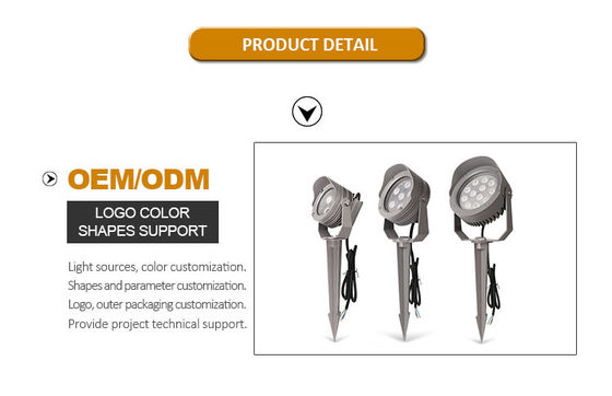 IP65 12V DC Dimming Decorative LED Spotlight Aluminium Outdoor Landscape Lamp