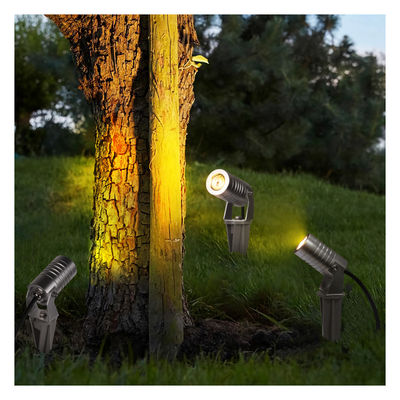 Ciepłe białe 3W zewnętrzne reflektory IP65 LED Lampy ogrodowe