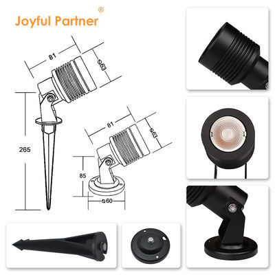 Zastosowalny kąt ogród na górę i w dół światło 6W 10W kwadratowe zewnętrzne oświetlenie gruntowe