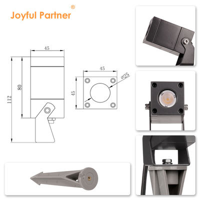 Wodoszczelne IP65 LED Landscape Spot Lights Patio Pathway Outdoor Spike Garden Lights