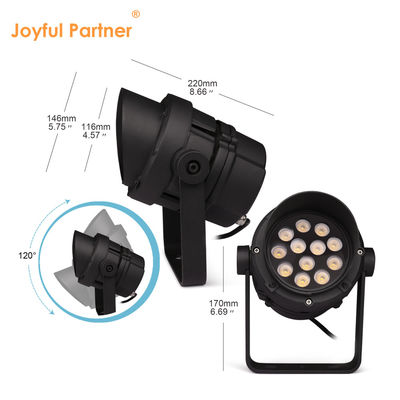 Wysokiej jasności Okrągłe zewnętrzne RGB LED reflektory IP65 LED Drzewo krajobrazowe