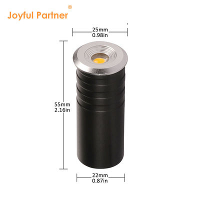 Mini LED Oświetlenie Schodowe Ze Stali Nierdzewnej, Przednia Osłona 1W CREE XPE LED Z Aluminiową Skrzynką