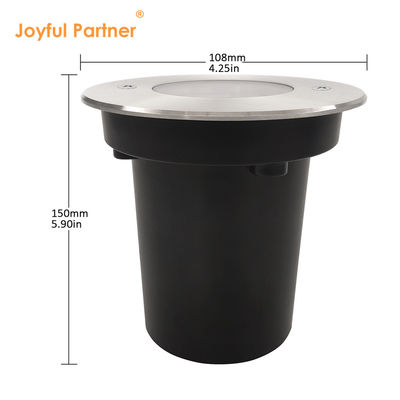 3W zewnętrzne światło LED pod ziemią 3000k ciepłe białe wgłębione w podłożu