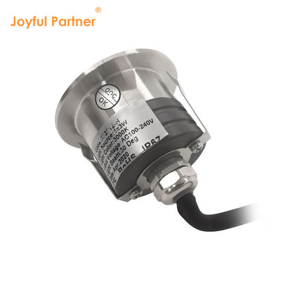 Zewnętrzna mini lampa ogrodowa wpuszczana w ziemię, wysokie napięcie 100-240V, z zewnętrznym zasilaczem, 1W 3W, osłona ze stali nierdzewnej