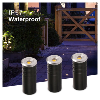 Mini IP67 1W CREE XPE LED Jednobarwne światło pod ziemią zewnętrzne lampy zakopane światło schodowe