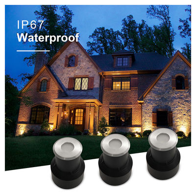 Wstawione Mini Deck Light 12V 24V 1W 2W LED Jednokolorowy DIA 38MM Do Placu Ogrodu