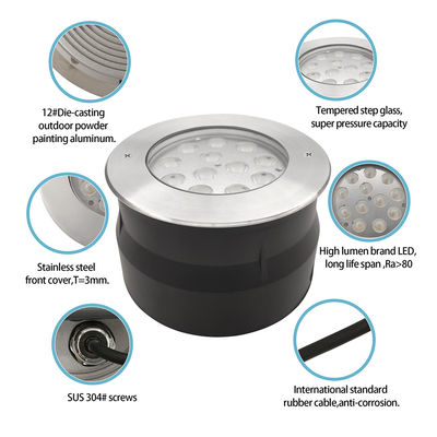 12w 24w 36w zewnętrzne światło LED pod ziemią