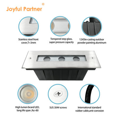 Światło LED DC24V 3W 6W 3000K #316 SS IP67