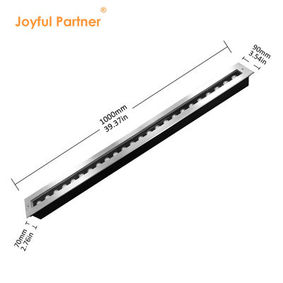 1 Meter Walkover LED Podziemne światło 24w 48w Na zewnątrz i wewnątrz IP67