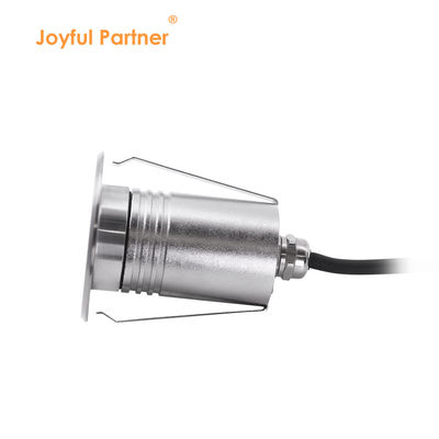 Mini wgłąb 1W 2W LED podłogowe światło basenu IP68 3000k 12V / 24V DC
