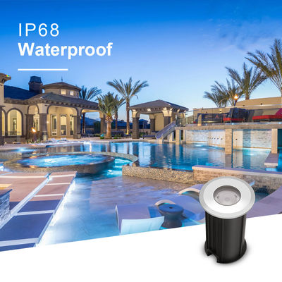 1W IP68 wodoodporne światła podwodne 316SS 12V 24V LED światła basenowe 2700k - 6500k
