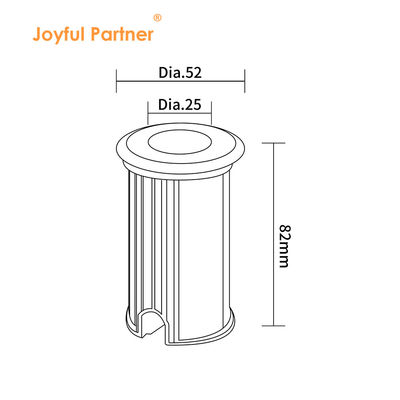 1W IP68 wodoodporne światła podwodne 316SS 12V 24V LED światła basenowe 2700k - 6500k