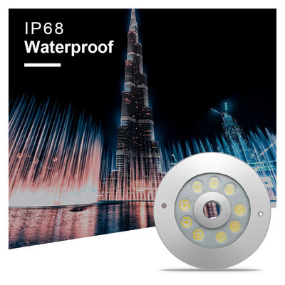 Kolorowe oświetlenie fontann LED 2700k - 6500k IP68 Oświetlenie podwodne LED