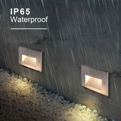 Światło ścienne kwadratowe IP65 LED 12V 24V ciepłe białe światło LED