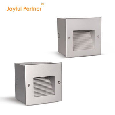 AC100~240V Oświetlenie Schodowe LED 6W COB Wpuszczane IP65 120*120mm Do Korytarza LED Narożna Lampa Ścienna