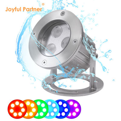 IP68 RGB Fontanna LED Podwodne światła LED ze stali nierdzewnej