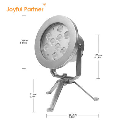 LED RGBW Podwodne światło fontanny DMX Control