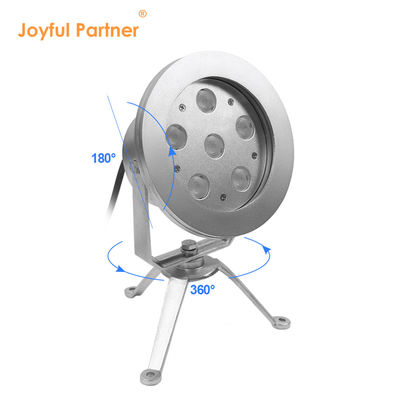 Lampa fontannowa LED 6*2W RGB DMX Stal nierdzewna 316 Obudowa DC12V/24V IP68 Do basenów