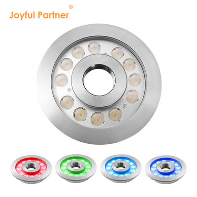 Światło fontannowe IP68 36W ze stali nierdzewnej 3 w 1 RGB Światło podwodne