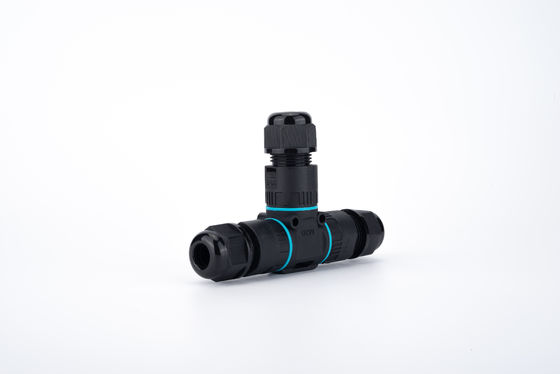 Szybka instalacja IP68 Wodoodporne plastikowe 2/3-pinowe żeńskie okrągłe złącze elektryczne