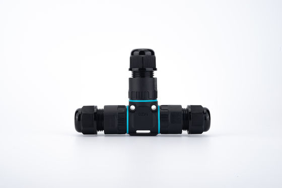 Szybka instalacja IP68 Wodoodporne plastikowe 2/3-pinowe żeńskie okrągłe złącze elektryczne