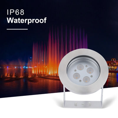 RGBW 4 w 1 LED podwodne światło IP68 kolorowe światło fontann