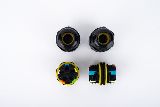 Złącze kablowe 32A 250VAC IP68 Wodoszczelne 2-drożne złącze 6-12mm ŚREDNICA