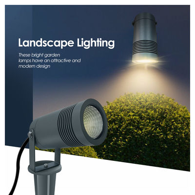 IP65 Światło krajobrazowe LED 10W 2700k 3000k Lampa architektoniczna Światło ogrodowe z podstawą lub szpicą