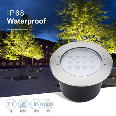 Produkcja bezpośrednia IP68 wodoodporny ze stali nierdzewnej 316L podwodne światła basenowe wstawione 12W LED
