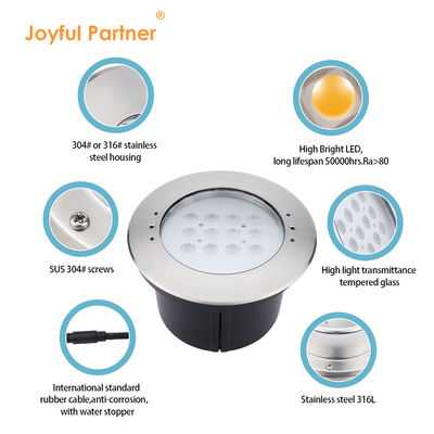 Najnowsze fabryczne bezpośrednie IP68 wodoodporne 316 ze stali nierdzewnej podwodne światła basenowe wstawione 20W/40W LED światło basenowe