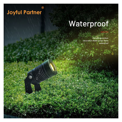 Oświetlenie zewnętrzne Małe reflektory ogrodowe LED z szpicą lub aluminium