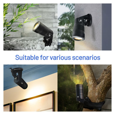 12V 24V IP65 Aluminium 6W 3000k Led Spike Garden Light Zewnętrzne światło krajobrazowe