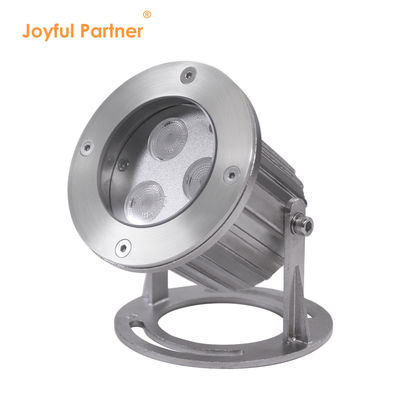 IP68 wodoodporna stal nierdzewna 316 3x2W LED podwodne światła do stawów z podstawą montażową