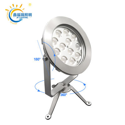 Certyfikacja CE ROHS DC 24V IP68 Wyposażenie fabryczne 12X1W LED jednobarwne podwodne światła basenowe niskiego napięcia