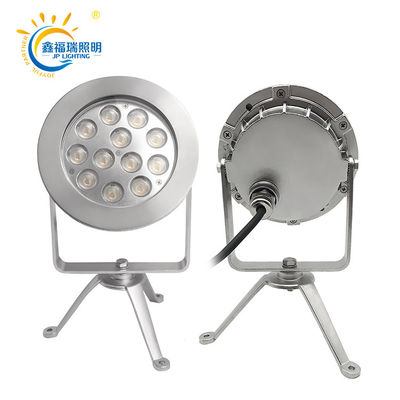 Certyfikacja CE ROHS DC 24V IP68 Wyposażenie fabryczne 12X1W LED jednobarwne podwodne światła basenowe niskiego napięcia