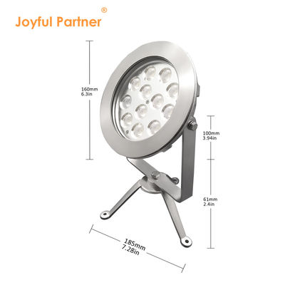 2024 Najnowszy 12x4W RGBW 3in1 48W DMX Kontrola ze stali nierdzewnej IP68 12V podwodne światła LED