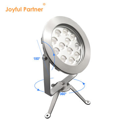 2024 Najnowszy 12x4W RGBW 3in1 48W DMX Kontrola ze stali nierdzewnej IP68 12V podwodne światła LED
