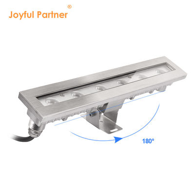 Produkcja bezpośrednia IP 68 Wpływowe napięcie 24VDC 6X1W LED Jednobarwny kąt wiązki 8 stopni