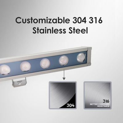 DC24V napięcie IP65 wodoodporne RGB Light Bar Zewnętrzne oświetlenie ścienne dla projektów oświetlenia zewnętrznego