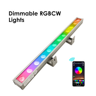 DC24V napięcie IP65 wodoodporne RGB Light Bar Zewnętrzne oświetlenie ścienne dla projektów oświetlenia zewnętrznego