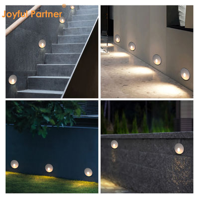 2W LED Wylotowe światło DC24V Światła stopniowe Ciepły biały IP65 wodoodporny Światło ścienne