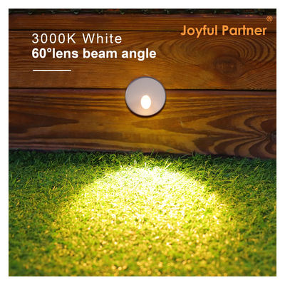 2W LED Wylotowe światło DC24V Światła stopniowe Ciepły biały IP65 wodoodporny Światło ścienne