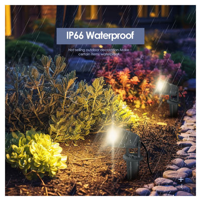 2024 Nowy Aluminiowy Korpus IP66 wodoodporny niskonapięciowy 6W CREE COB 12V LED Spike Lights For Walkway