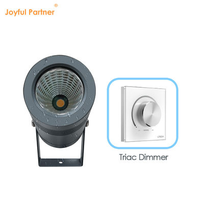 Zimno białe oświetlenie krajobrazowe na zewnątrz