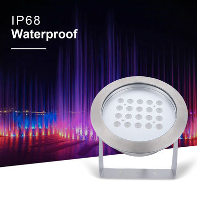 IP68 LED podwodne światła 40W ciepłe białe jednokolorowe światło stawu dla imprezy basen ogród domowy