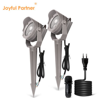 3W 6W RGB IP67 wodoodporny DC12V 24V odblaskowy reflektor optyczny LED Plastic Spike Spot Light For Garden Trees